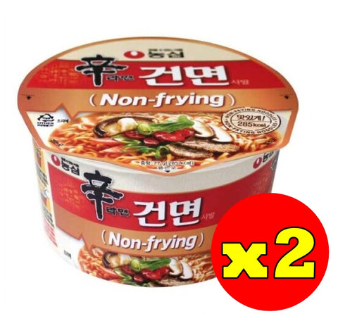 韓國農心非油炸辛辣麵 辛拉麵 77g x2 Korean Nong Shim non-frying Shin Ramyun Noodles Ramen 77g x2
