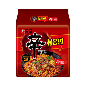 韓國農心辛拉拌麵辛辣麵撈麵 131g x 4 Korean Nong Shim Spicy Shin Ramyun mixed noodles ramen 131g x 4