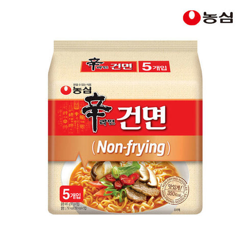 韓國農心非油炸辛辣麵 辛拉麵 97g x5 Korean Nong Shim non-frying Shin Ramyun noodles ramen 97g x 5