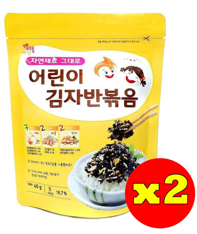 韓國天命兒童拌飯烤海苔碎 40g x2 Korean TAESAN R&D Children Roasted and Seasoned Seaweed Flakes 40g x2