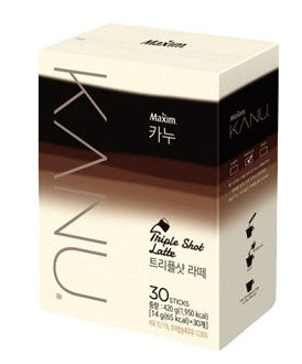韓國Kanu三倍濃縮拿鐵咖啡 14g x30條 Korean Kanu Triple Shot Latte 14g x 30T