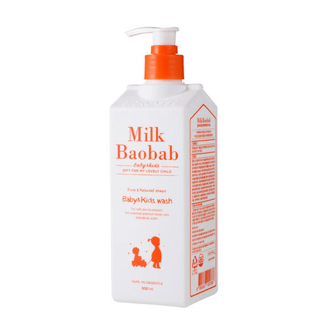 韓國 Milk Baobab 網上銷量第一 嬰幼兒沐浴露 500ml Korean Milk Baobab NEW No.1 Wash 500ml (Baby & Kids)